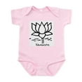 thumbnail image 1 of CafePress - Namaste Lotus Infant Creeper Onesie - Baby Light Bodysuit, Size Newborn - 24 Months, 1 of 4