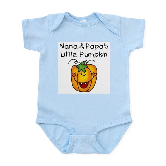 CafePress - Nana And Papa's Pumpkin Infant Bodysuit - Baby Light Bodysuit, Size Newborn - 24 Months