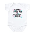 thumbnail image 1 of CafePress - Nana Loves Me So Does Papa Infant Creeper - Baby Light Bodysuit, Size Newborn - 24 Months, 1 of 4
