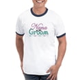 thumbnail image 1 of CafePress - Nana Of The Groom Ringer T - 100% Cotton Ringed T-Shirt, 1 of 4