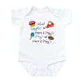 thumbnail image 1 of CafePress - Nana & Poppy's Infant Bodysuit - Baby Light Bodysuit, Size Newborn - 24 Months, 1 of 4