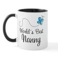 thumbnail image 1 of CafePress - Nanny (World's Best) Gift Mug - 11 oz Ceramic Mug - Novelty Coffee Tea Cup, 1 of 3
