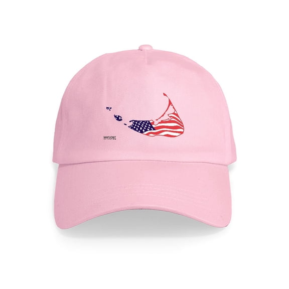 CafePress - Nantucket Island MA Map Design Cap - Adjustable 100% Brushed Unisex Casual Cotton Baseball Cap, Beige, 1