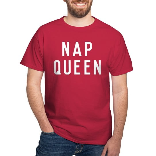 CafePress - Nap Queen Dark T Shirt - Men's Classic Cotton T-Shirts