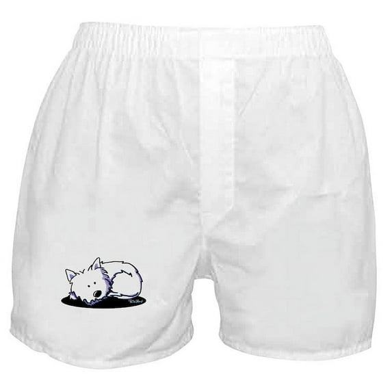 CafePress - Nap Time Westie Boxer Shorts - Men's Novelty Boxer Shorts