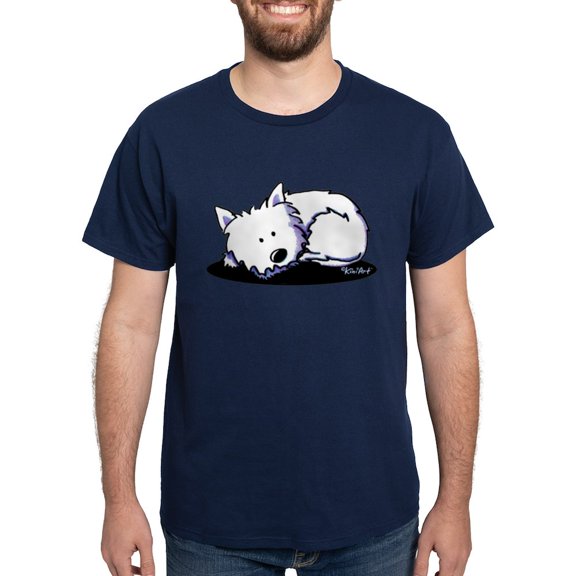 CafePress - Nap Time Westie Dark T Shirt - Men's Classic Graphic Cotton T-Shirt