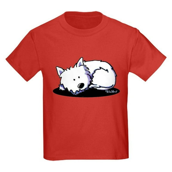 CafePress - Nap Time Westie Kids Dark T Shirt - Dark T-Shirt Kids XS-XL