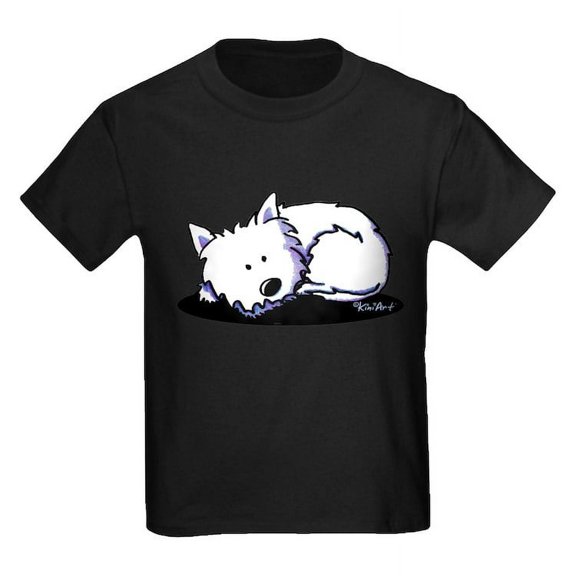 CafePress - Nap Time Westie Kids Dark T Shirt - Dark T-Shirt Kids XS-XL