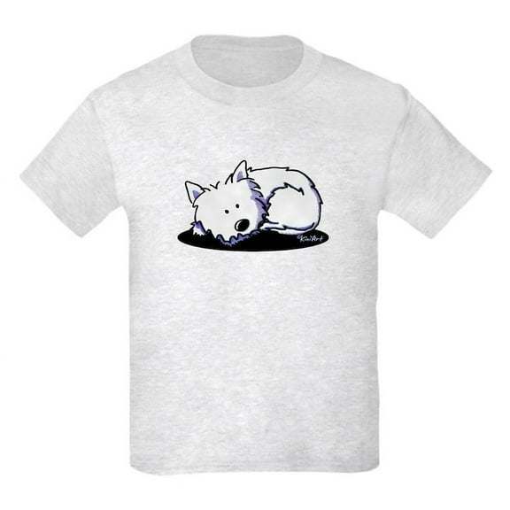 CafePress - Nap Time Westie Kids Light T Shirt - Light T-Shirt Kids XS-XL