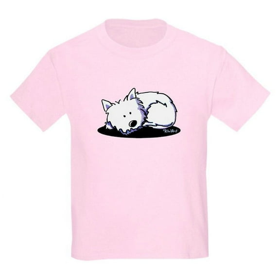 CafePress - Nap Time Westie Kids Light T Shirt - Light T-Shirt Kids XS-XL