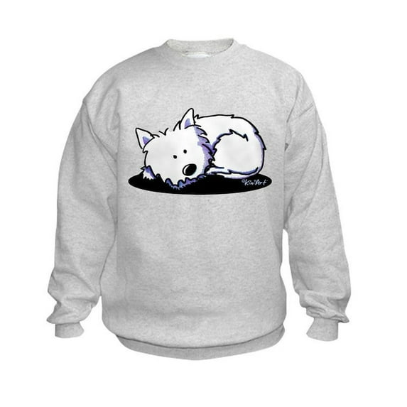 CafePress - Nap Time Westie Kids Sweatshirt - Kids Sweatshirt, Youth Crew Neck Sweatshirt