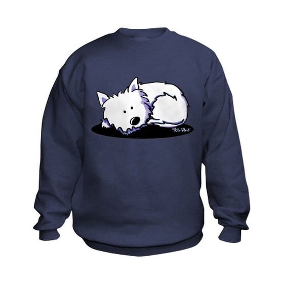 CafePress - Nap Time Westie Kids Sweatshirt - Kids Sweatshirt, Youth Crew Neck Sweatshirt