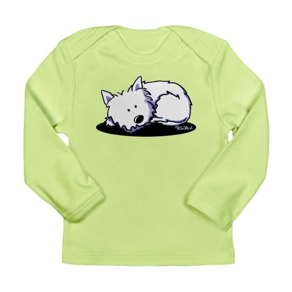 CafePress - Nap Time Westie Long Sleeve Infant T Shirt - Long Sleeve Infant T-Shirt