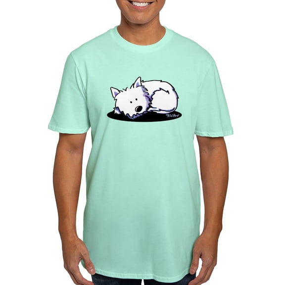 CafePress - Nap Time Westie Men's Fitted T Shirt (Dark) - Men's Fitted T-Shirt