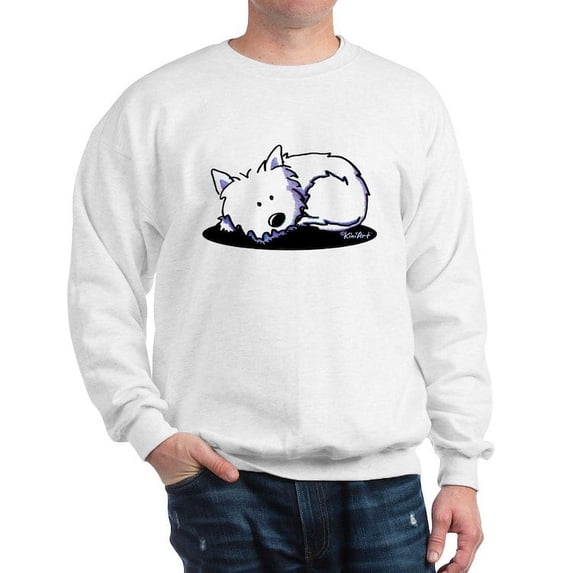 CafePress - Nap Time Westie Sweatshirt - Crew Neck Sweatshirt