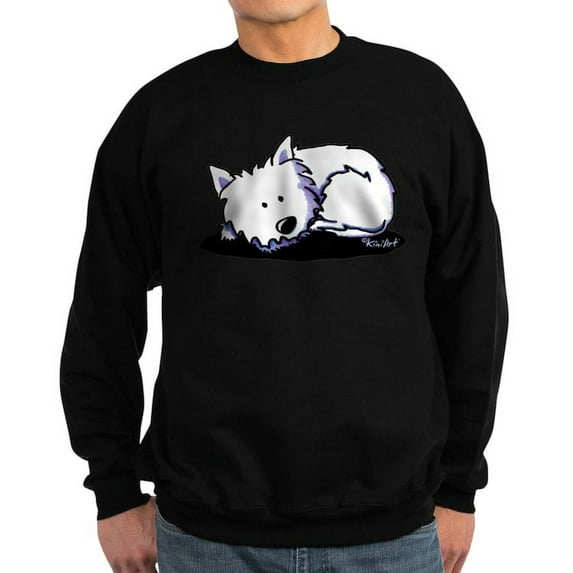 CafePress - Nap Time Westie Sweatshirt (Dark) - Classic Crew Neck Sweatshirt
