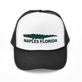 thumbnail image 1 of CafePress - Naples Fl Alligator Design. - Adjustable Unisex Printed Trucker Hat with Mesh Back, 1 of 8