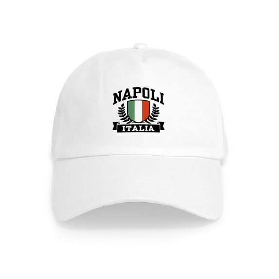 CafePress - Napoli Italia Cap - Adjustable 100% Brushed Unisex Casual Cotton Baseball Cap, Beige, 1