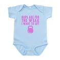 thumbnail image 1 of CafePress - Naps Are For The Weak Body Suit - Baby Light Bodysuit, Size Newborn - 24 Months, 1 of 4