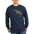 thumbnail image 1 of CafePress - Narwhal Long Sleeve T Shirt - Long Sleeve Dark T-Shirt, 1 of 4