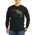 thumbnail image 1 of CafePress - Narwhal Long Sleeve T Shirt - Long Sleeve Dark T-Shirt, 1 of 4