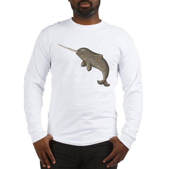 CafePress - Narwhal Long Sleeve T Shirt - Unisex Cotton Long Sleeve T-Shirt