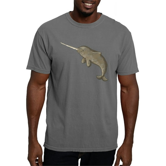 CafePress - Narwhal T Shirt - Mens Comfort Colors Shirt