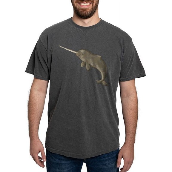 CafePress - Narwhal T Shirt - Mens Comfort Colors Shirt