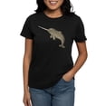 thumbnail image 1 of CafePress - Narwhal T Shirt - Women's Traditional Fit Dark T-Shirt, 1 of 4
