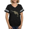 thumbnail image 1 of CafePress - Narwhal T Shirt - Womens Football Shirt, 1 of 4