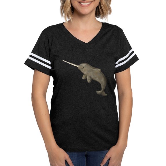 CafePress - Narwhal T Shirt - Womens Football Shirt