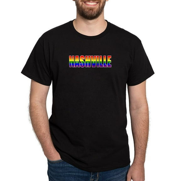 CafePress - Nashville Pride Dark T Shirt - Men's Classic Graphic Cotton T-Shirt