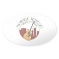 thumbnail image 1 of CafePress - Nashville, TN Music City USA RD Sticker - Sticker (Oval), 1 of 1