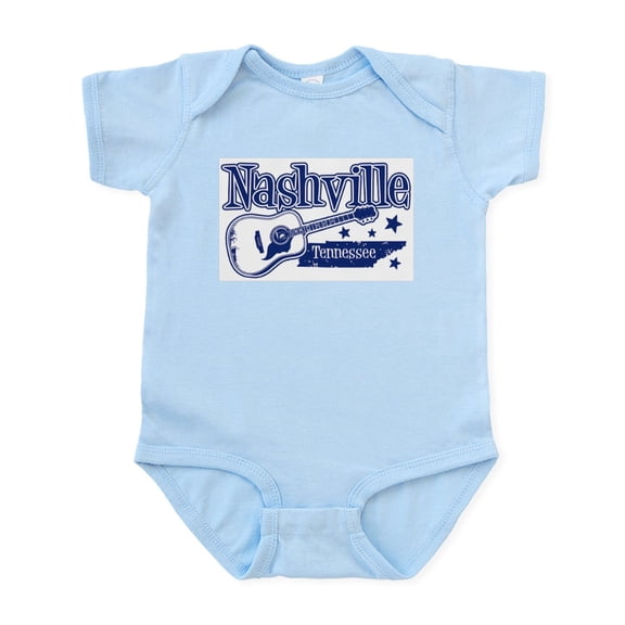 CafePress - Nashville Tennessee Infant Bodysuit - Baby Light Bodysuit, Size Newborn - 24 Months