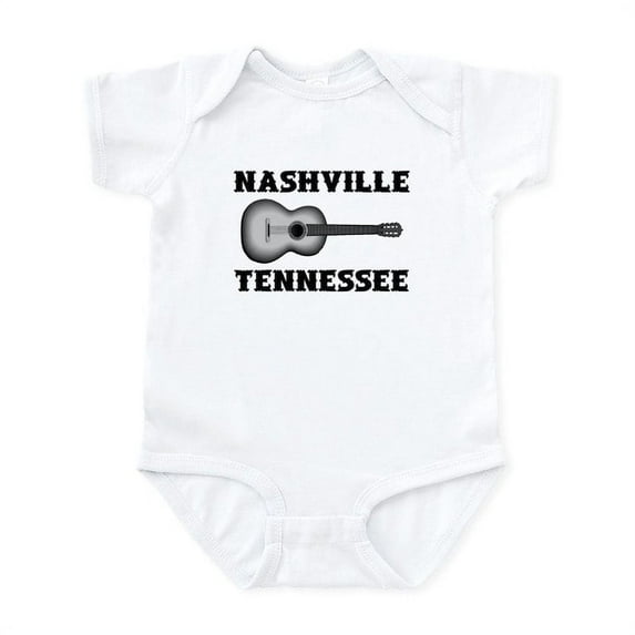 CafePress - Nashville Tennessee Infant Bodysuit - Baby Light Bodysuit, Size Newborn - 24 Months