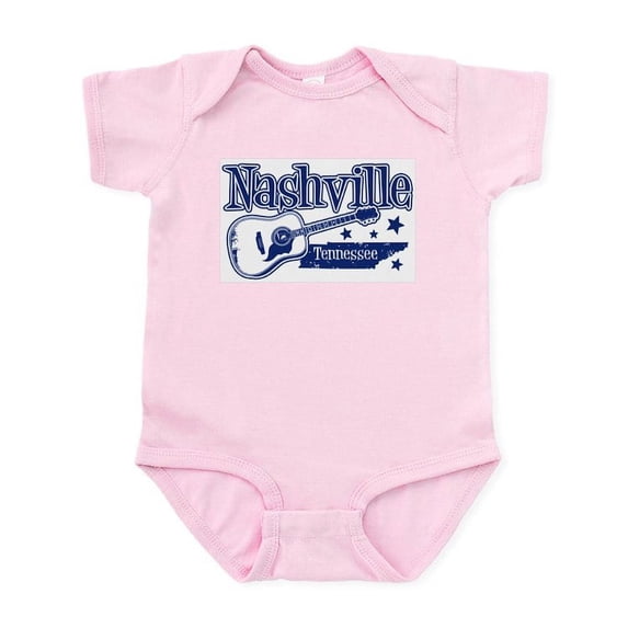 CafePress - Nashville Tennessee Infant Bodysuit - Baby Light Bodysuit, Size Newborn - 24 Months