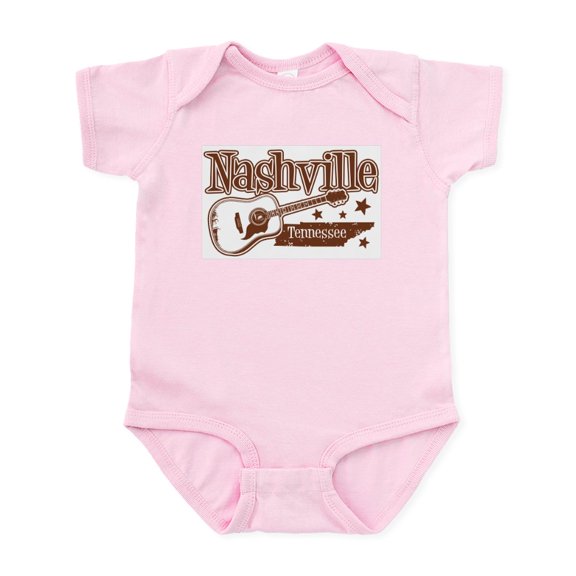 CafePress - Nashville Tennessee Infant Bodysuit - Baby Light Bodysuit, Size Newborn - 24 Months