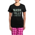 thumbnail image 1 of CafePress - Nashville Tennessee Women's Dark Pajamas - Women's Short Sleeve Print T-Shirt and Pants Dark Cotton Pajama Set, 1 of 7