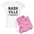 thumbnail image 1 of CafePress - Nashville Tennessee Women's Light Pajamas - Women's Short Sleeve Print T-Shirt and Pants Light Cotton Pajama Set, 1 of 7
