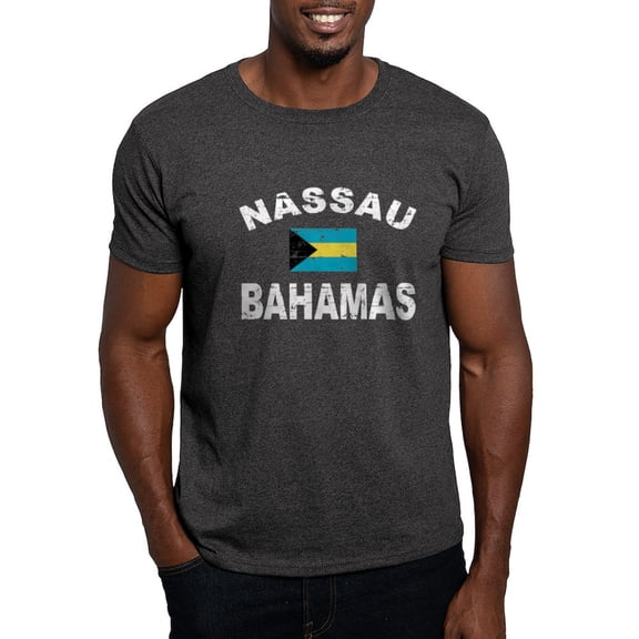 CafePress - Nassau Bahamas Designs Dark T Shirt - Men's Classic Graphic Cotton T-Shirt