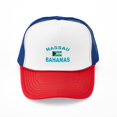 thumbnail image 1 of CafePress - Nassau Bahamas Designs - Trucker Hat - Polyester Foam Front and Nylon Mesh Weave Back, 1 of 10