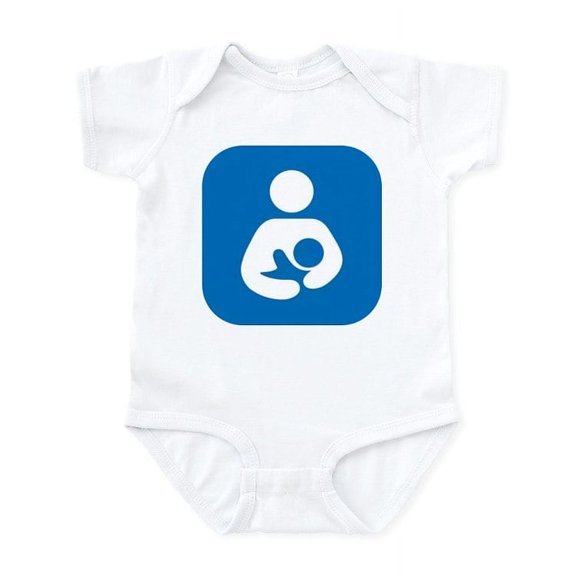 CafePress - National Breastfeeding Symbol Infant Bodysuit - Baby Light Bodysuit, Size Newborn - 24 Months