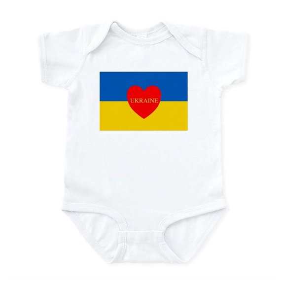 CafePress - National Flag Of ??????? / Ukraine High Body Suit - Baby Light Bodysuit, Size Newborn - 24 Months