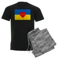 thumbnail image 1 of CafePress - National Flag Of ??????? / Ukraine High Qu Pajamas - Men's Dark Loose Fit Cotton Pajama Set, 1 of 7
