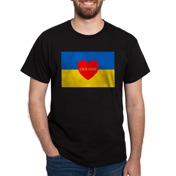 CafePress - National Flag Of ??????? / Ukraine High Qu T Shirt - Men's Classic Graphic Cotton T-Shirt