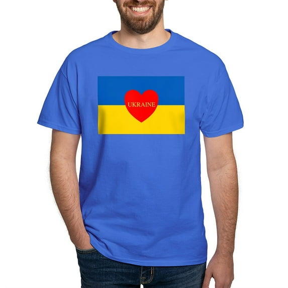CafePress - National Flag Of ??????? / Ukraine High Qu T Shirt - Men's Classic Graphic Cotton T-Shirt