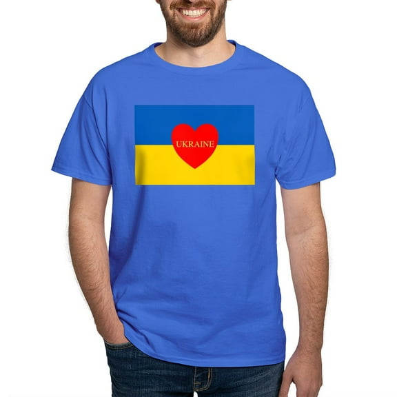 CafePress - National Flag Of ??????? / Ukraine High Qu T Shirt - Men's Classic Graphic Cotton T-Shirt