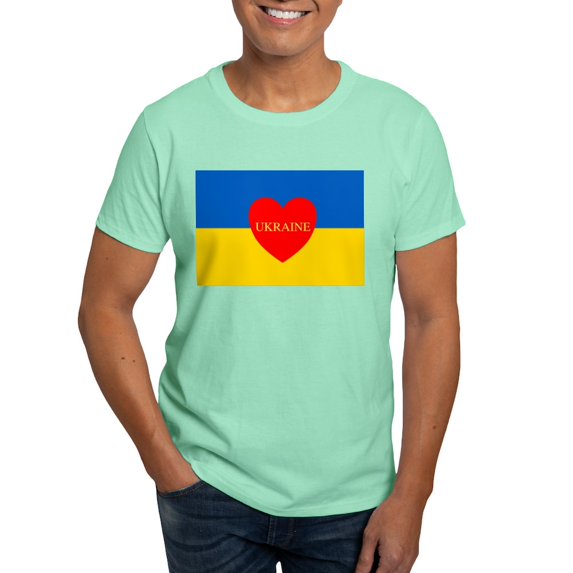 CafePress - National Flag Of ??????? / Ukraine High Qu T Shirt - Men's Classic Graphic Cotton T-Shirt