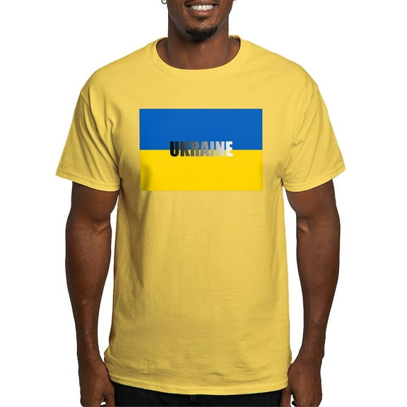 CafePress - National Flag Of ??????? / Ukraine High Qu T Shirt - Men's Classic Graphic T-Shirt