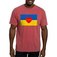 thumbnail image 1 of CafePress - National Flag Of ??????? / Ukraine High Qu T Shirt - Mens Comfort Colors Shirt, 1 of 5